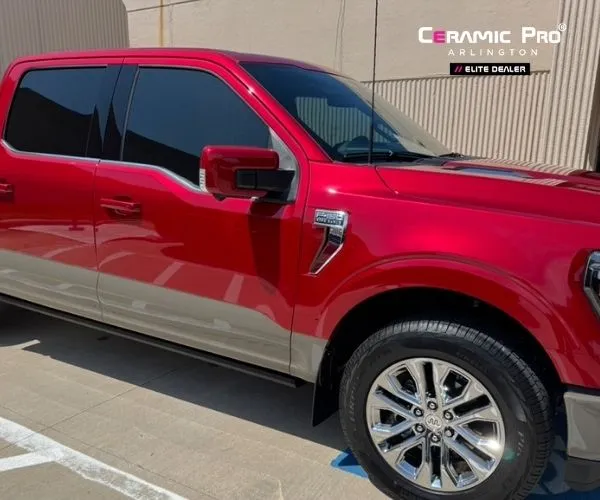 highlighting ceramic coating in Fort Worth TX